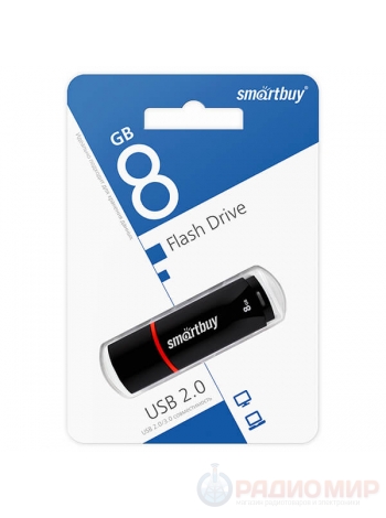 USB 2.0 флеш накопитель 8 Гб SmartBuy Crown